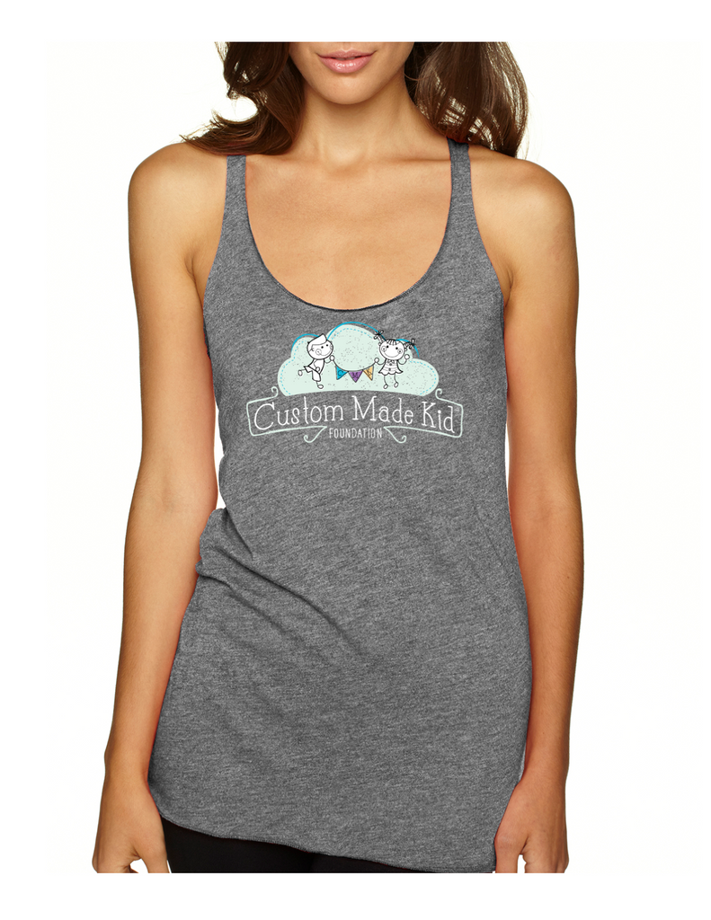 Women's CMK Racer Back Tank (Heather Grey)