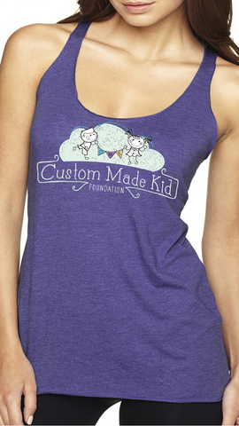 Women's CMK Racer Back Tank (Purple Rush)